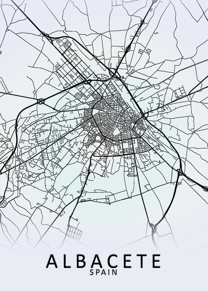 Albacete Spain City Map