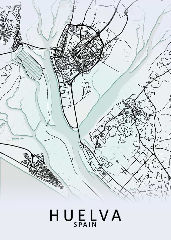 Huelva Spain City Map