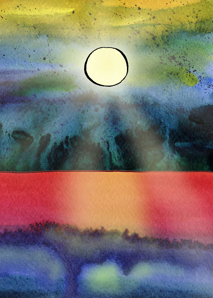 Cloudy Sea Sunset