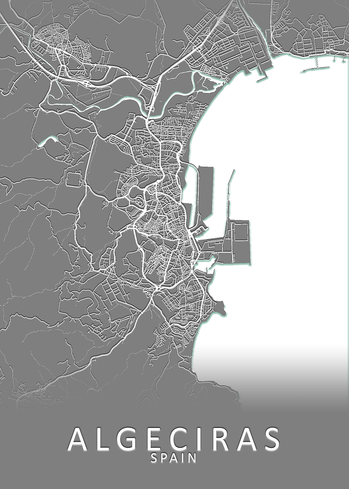Algeciras Spain City Map