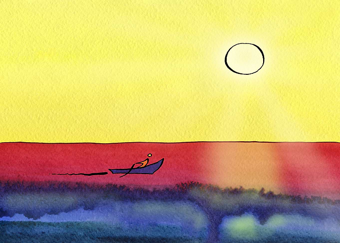 Fishing Boat On The Sea 02