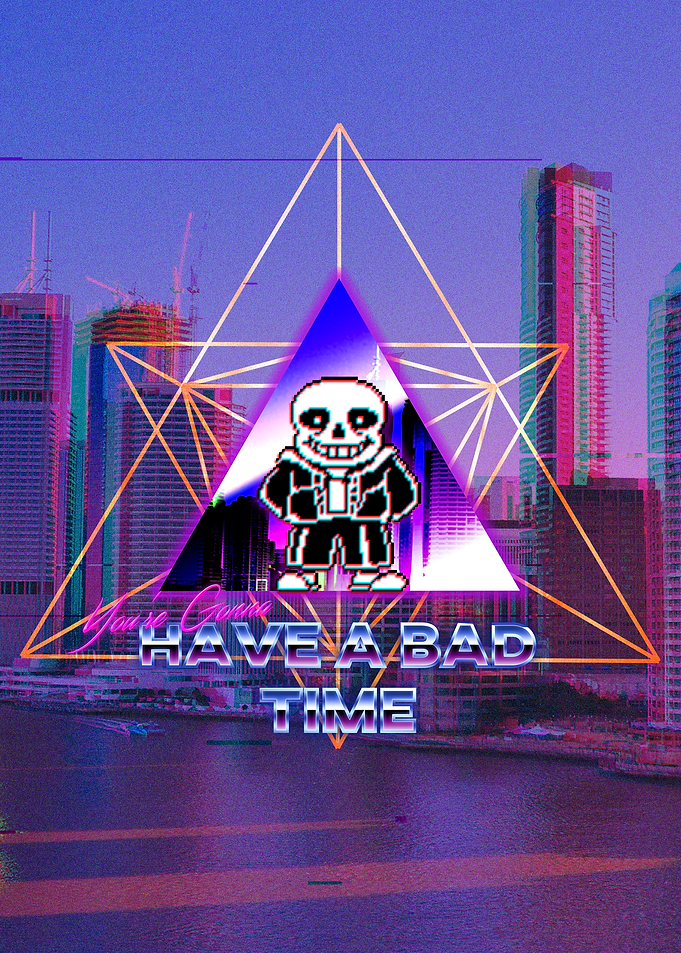 Sans Bad Time Aesthetic