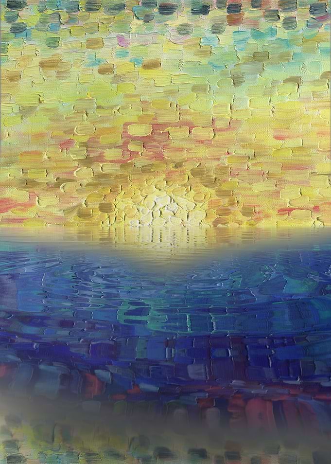 Liquid Sea Sunset
