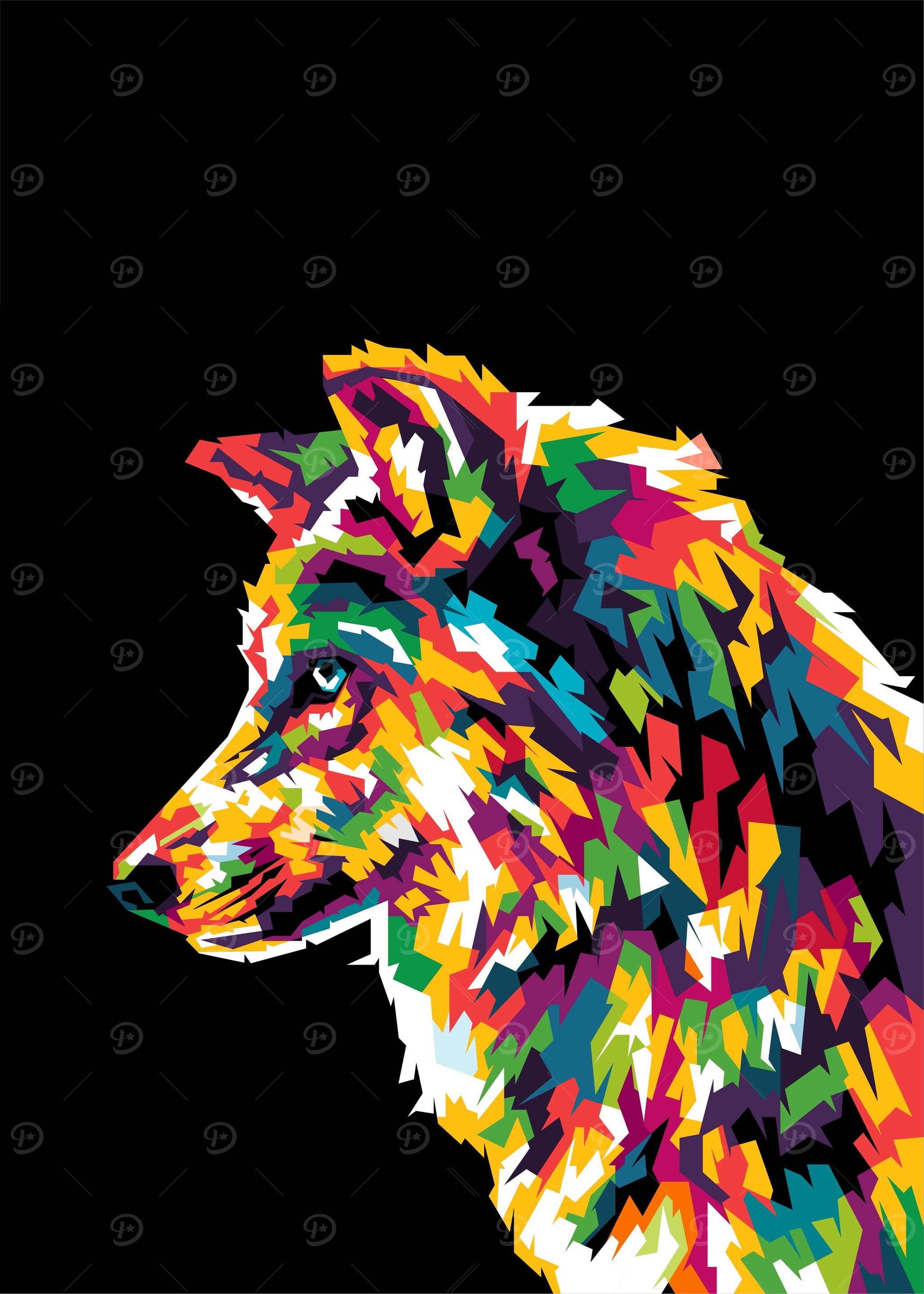 fox colorful