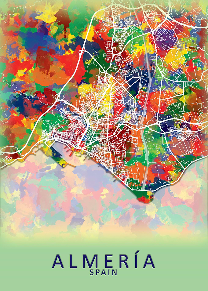 Almeria Spain City Map