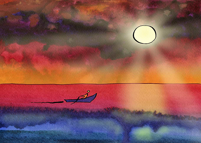 Fishing Boat On The Sea 06