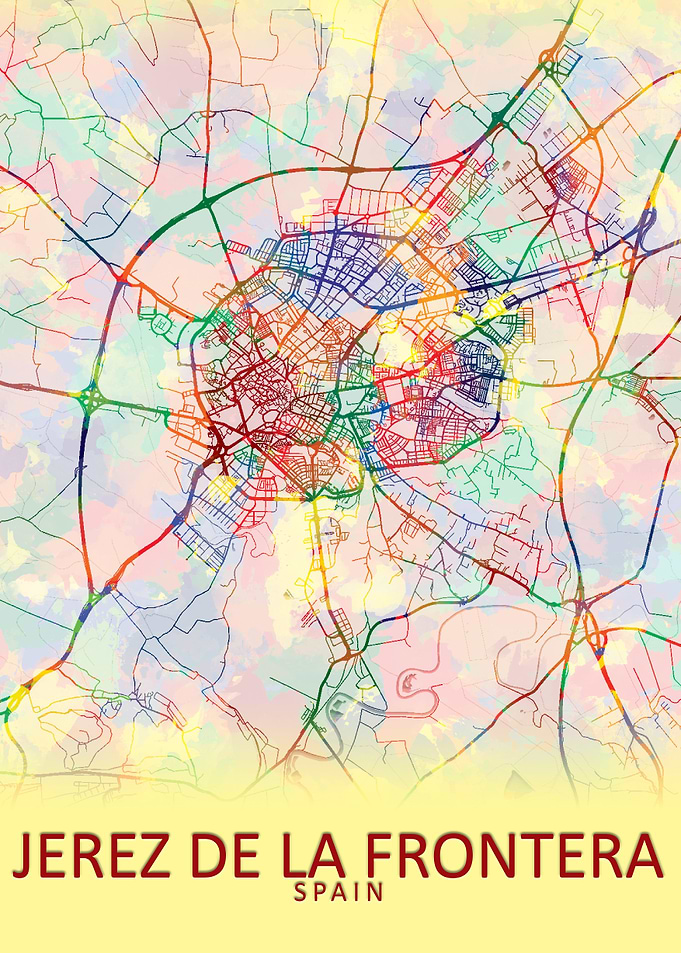 Jerez Spain City Map