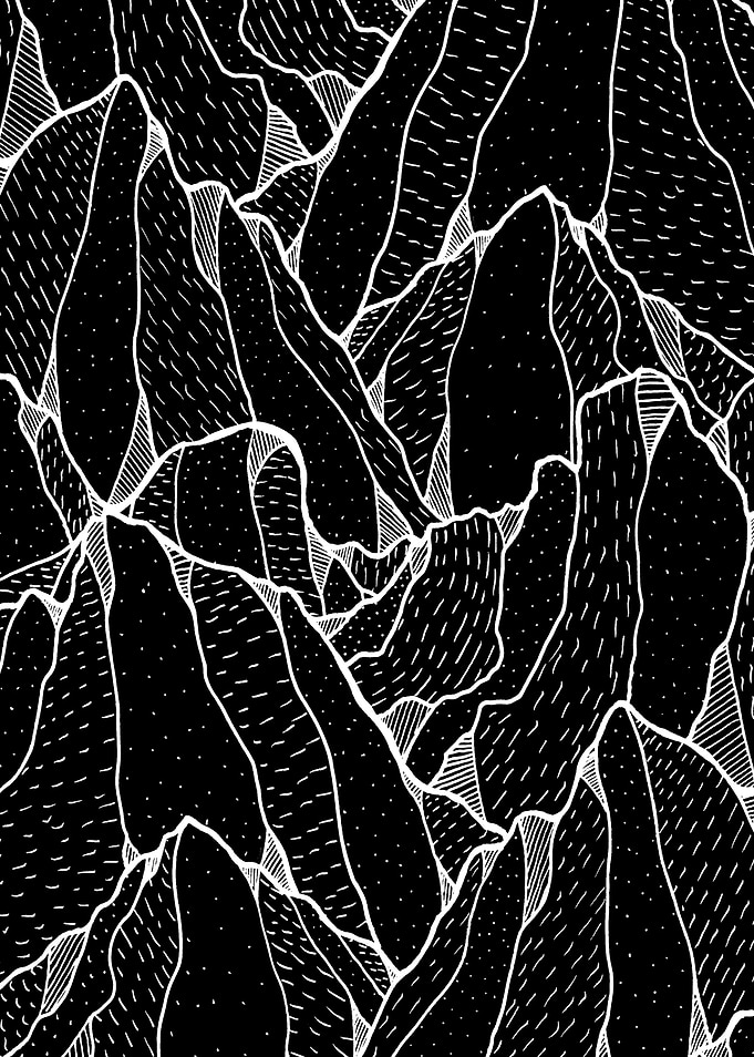 The darker peaks