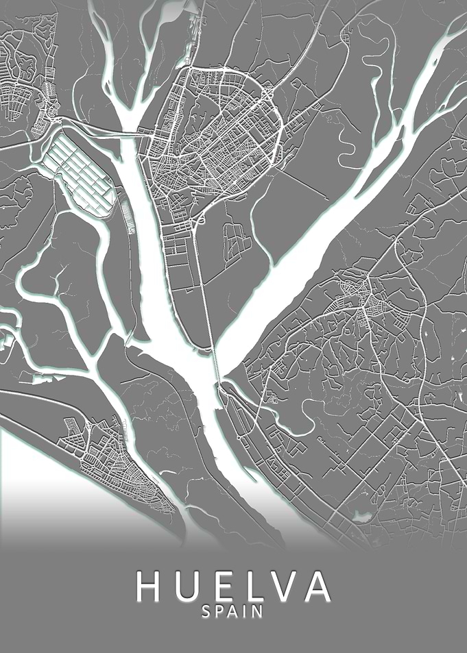 Huelva Spain City Map