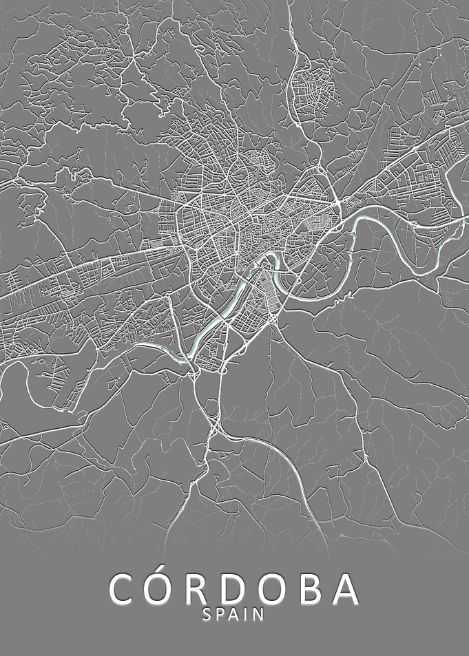 Cordoba Spain City Map