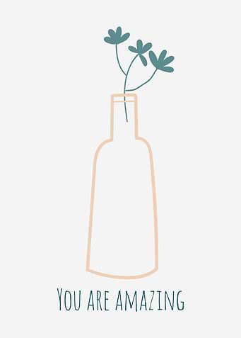 Hygge cozy poster