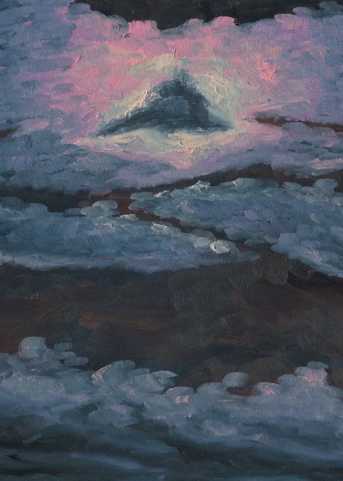 Cloudy Moon Night