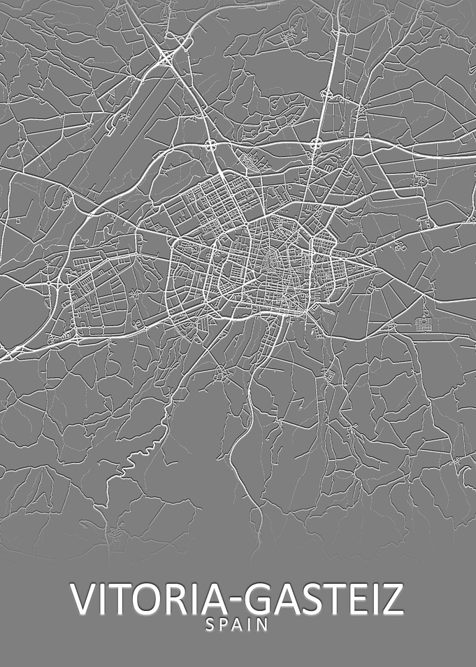 Vitoria Gasteiz Spain Map
