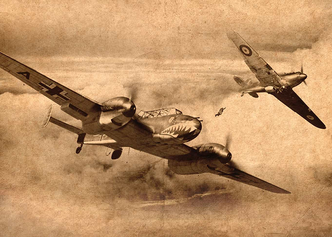 vintage military aircraft