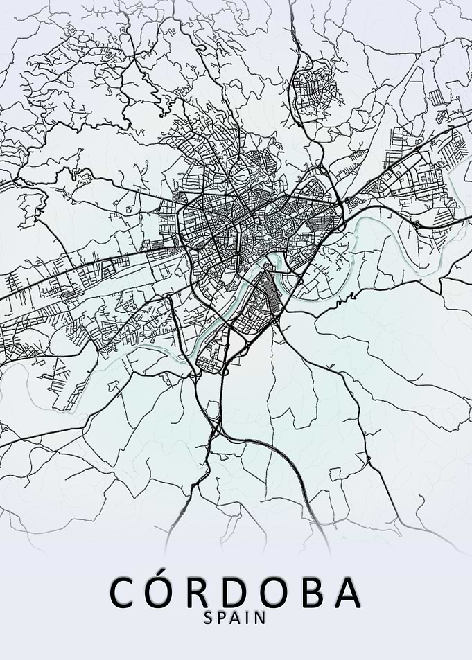 Cordoba Spain City Map