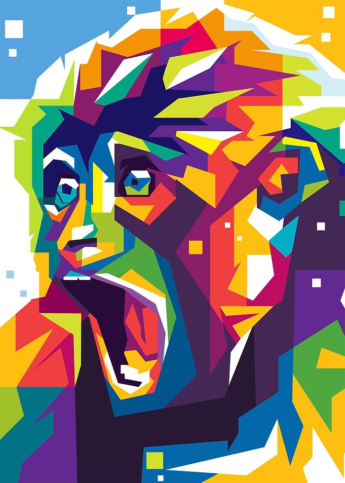 Monkey colorful