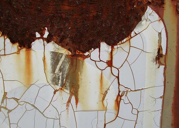 White and Rusty Landscape