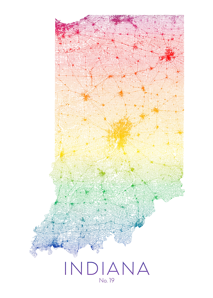 Indiana State Map