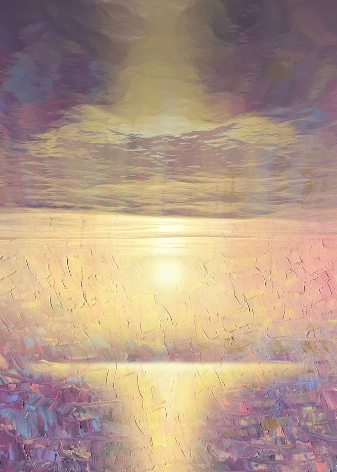 Underwater sunrise