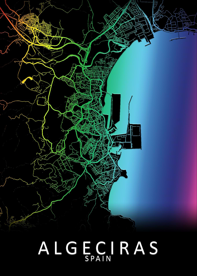 Algeciras Spain City Map
