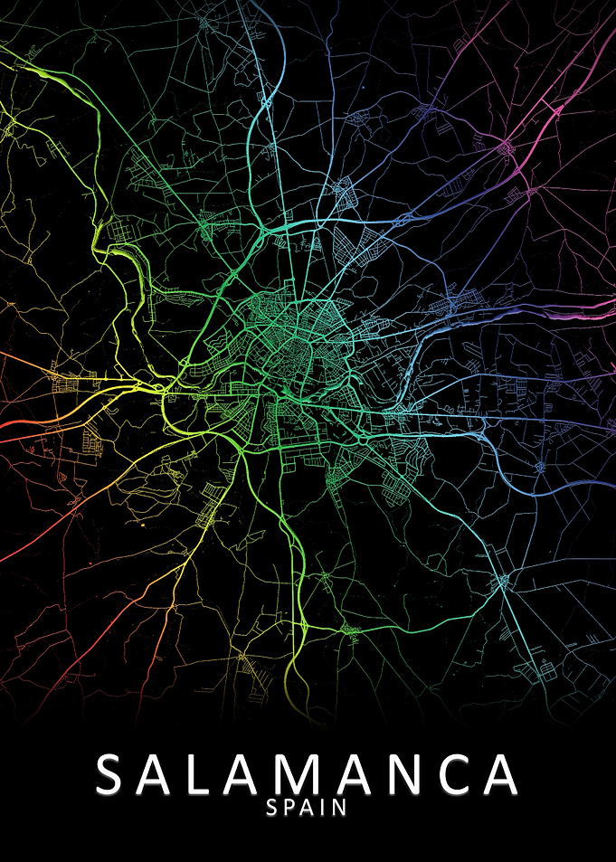 Salamanca Spain City Map