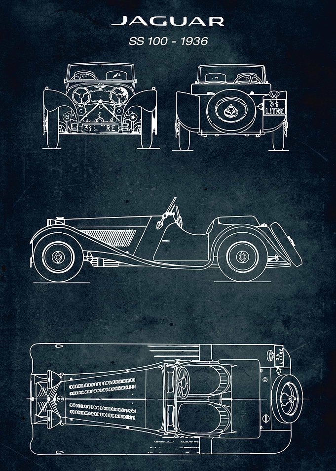 No108 Jaguar SS 100 1936