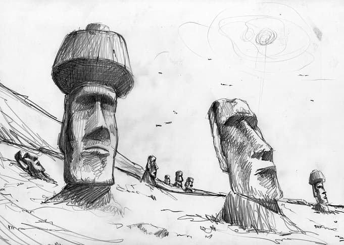Rapa Nui drawing