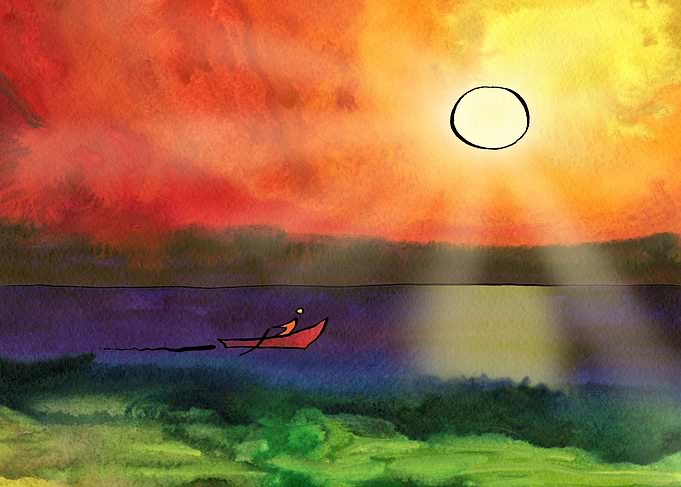 Fishing Boat On The Sea 05