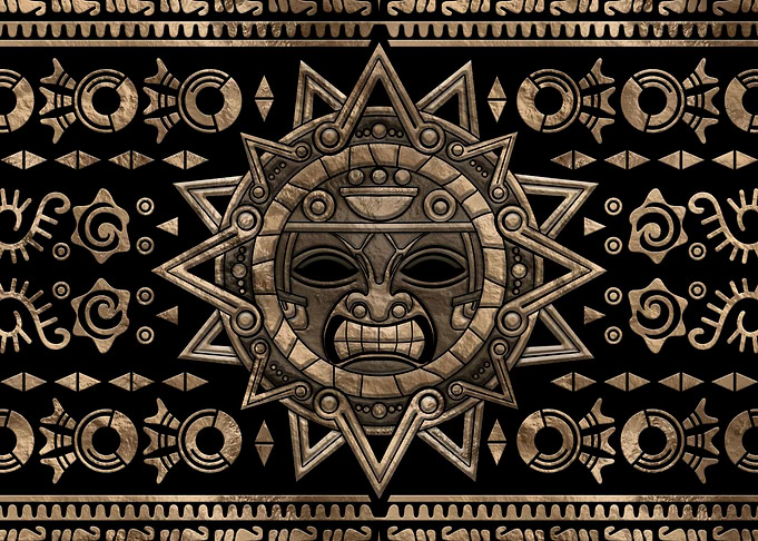 Aztec Sun God