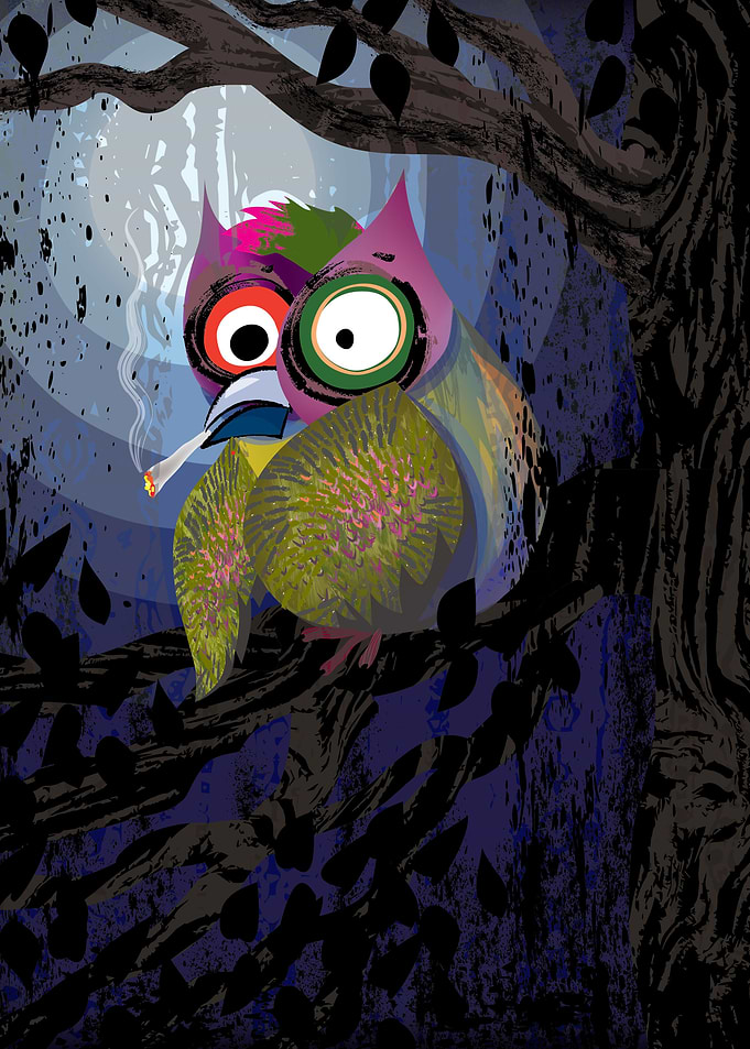 Stoned owl
