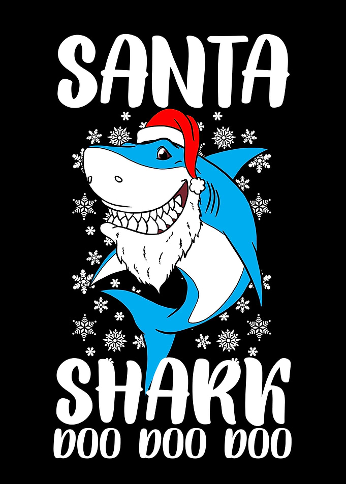 Santa Shark Christmas