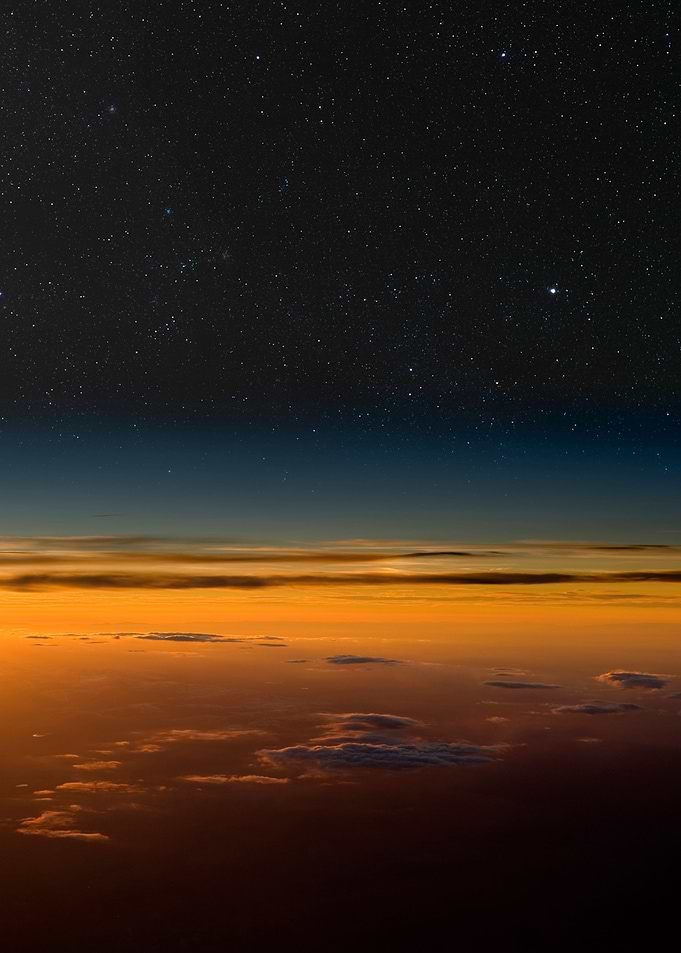 High altitude sunset
