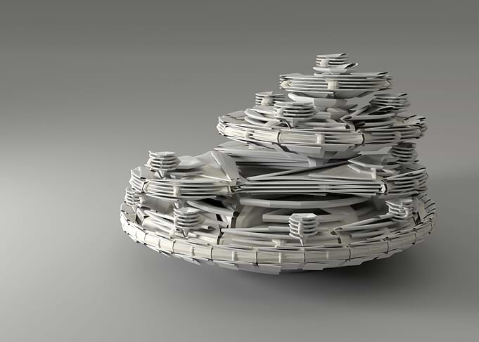 Abstract 3D fractal