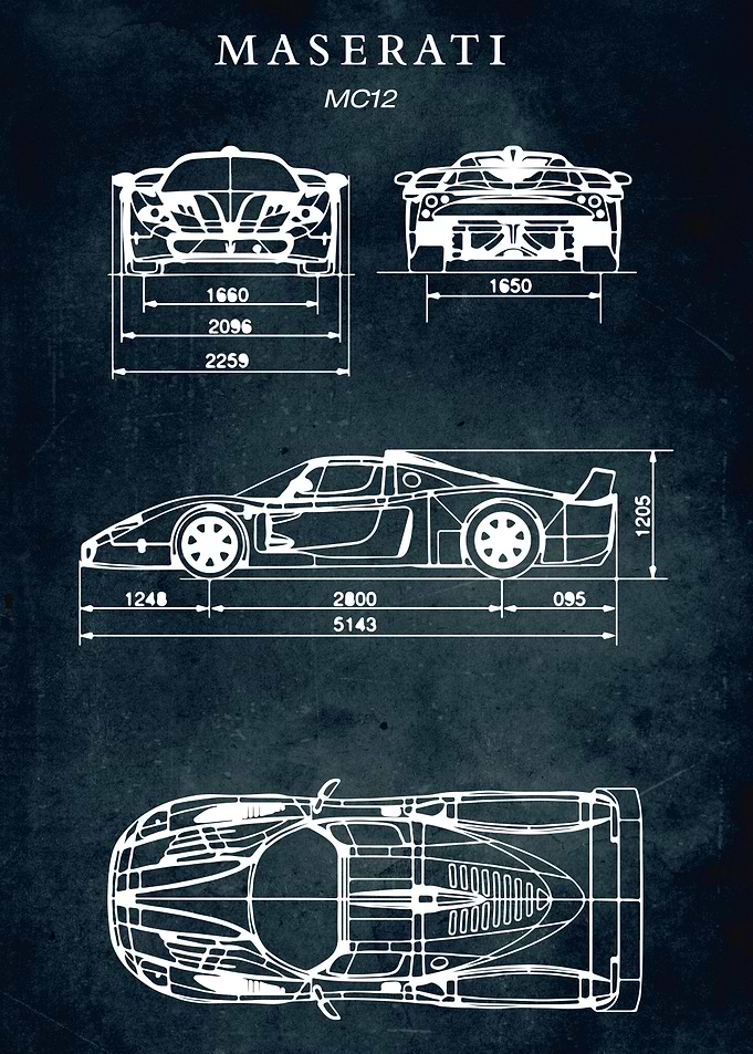 No128 Maserati MC12