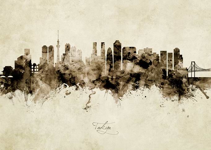 Tokyo Japan Skyline