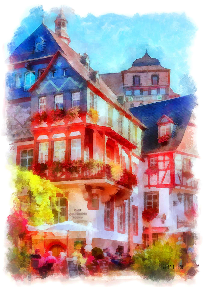 Alsace France sketch