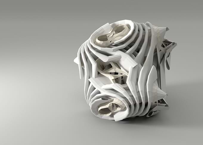 Abstract 3D fractal