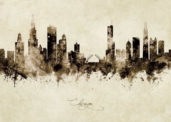 Chicago Illinois Skyline