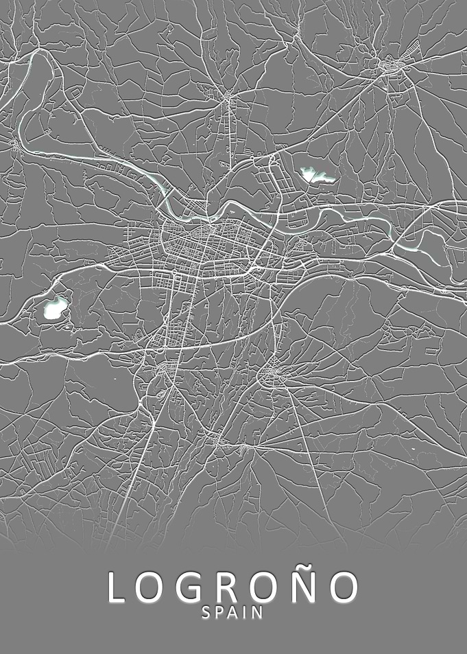 Logrono Spain City Map