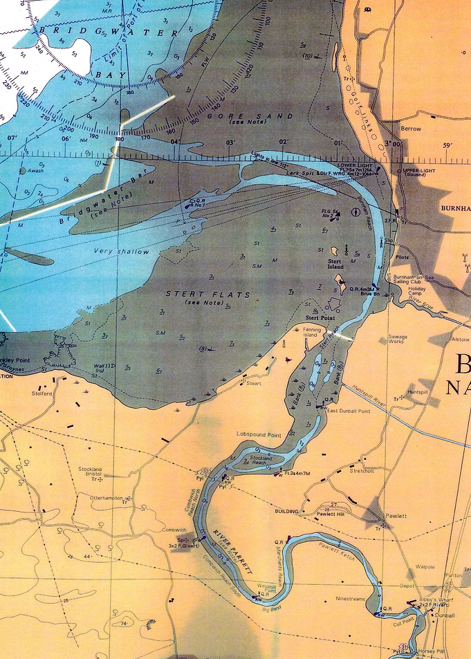 Steart Flats Maritime map