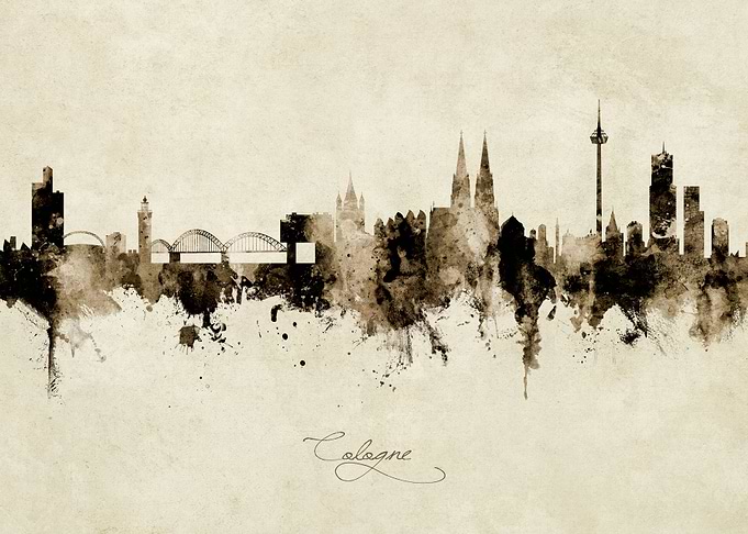 Cologne Germany Skyline