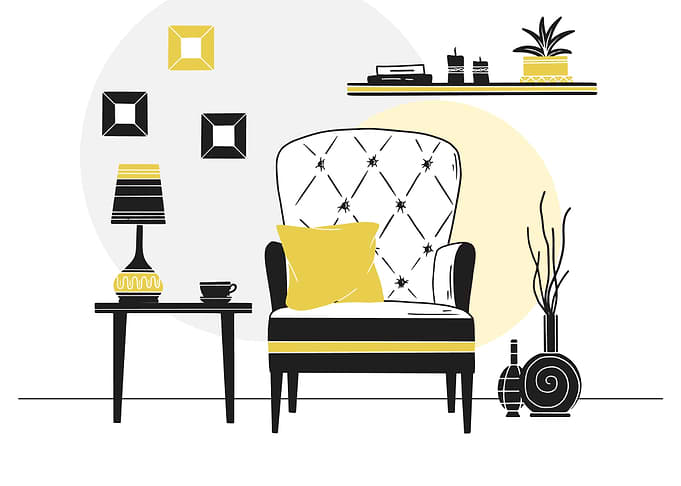 Part of the room