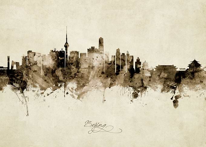 Beijing China Skyline