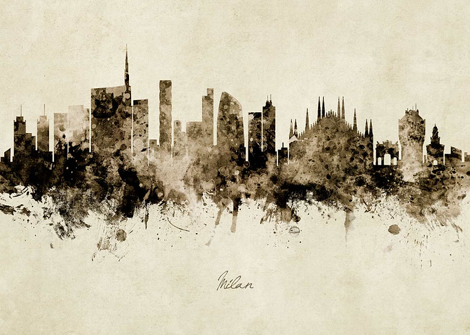 Milan Italy Skyline