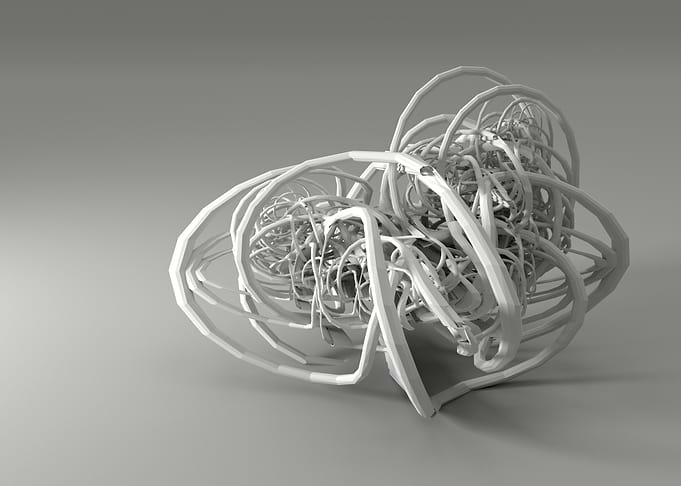 Abstract 3D fractal