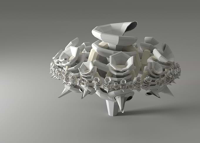 Abstract 3D fractal