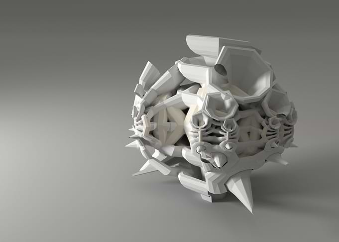 Abstract 3D fractal