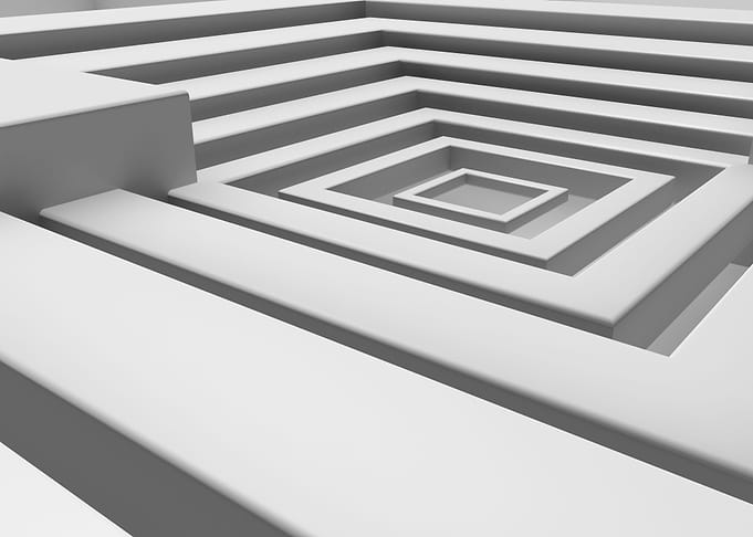 abstract in gray