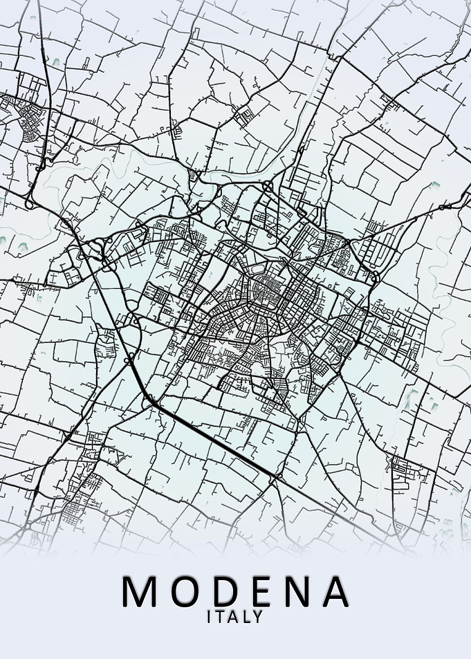 Modena Italy City Map