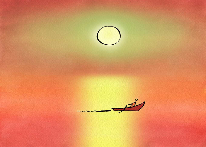 Fishing Boat On The Sea 11
